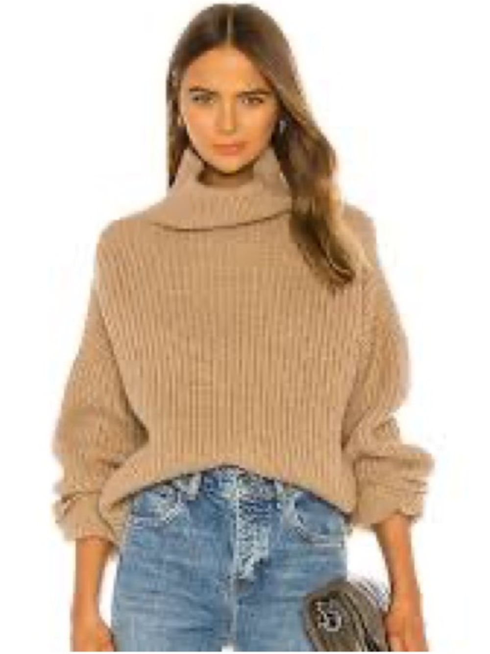 ❤️🔥5/$25❤️🔥American Eagle Outfitters Camel Chunky Knit Sweater
